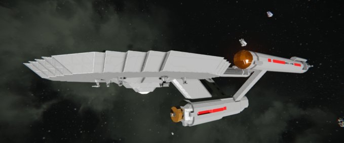 Blueprint TOS Enterprise V2 (Combat Variant) Space Engineers mod