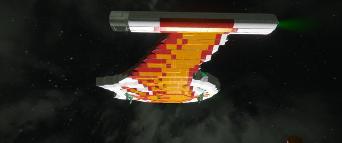 Blueprint Star Trek - Romulan T'Liss Bird of Prey Space Engineers mod