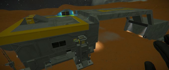Blueprint Mars Station (Rover) Space Engineers mod