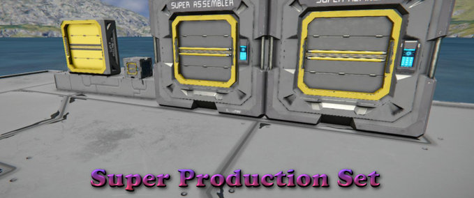 Safe Super Production Set Space Engineers mod