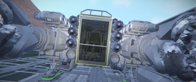 Blueprint Heavy flying miner Space Engineers mod