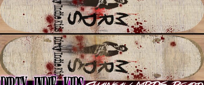 Other Dirty Indie Kids "Chainsaw MRDS" Board New/Used Skater XL mod
