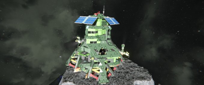 Blueprint Turtle Island Space Engineers mod
