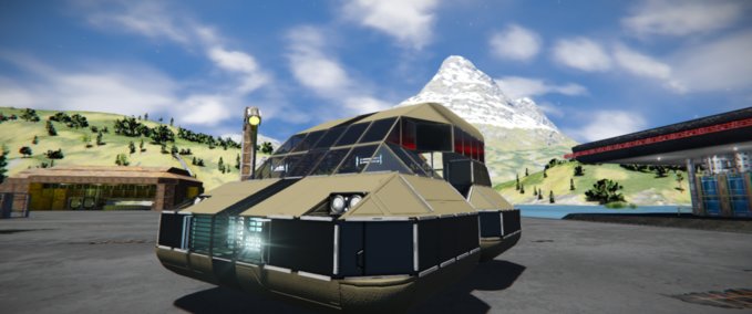 Blueprint CRD hovercar Space Engineers mod