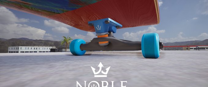 Fakeskate Brand Noble Trucks - Raws Skater XL mod