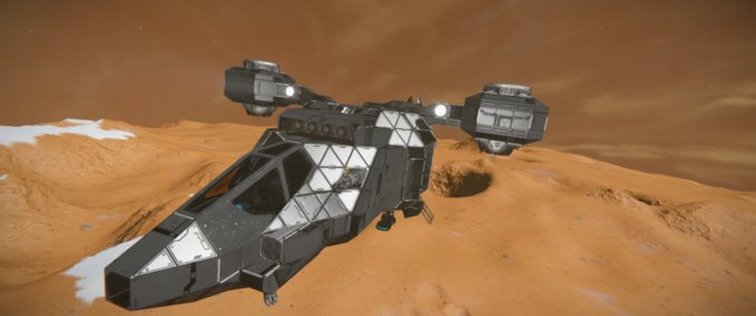 Blueprint small Halo gunship Space Engineers mod