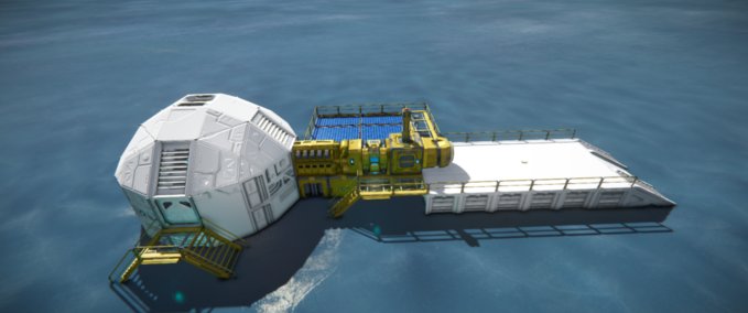 Blueprint (Colonie)Habitat 01 Space Engineers mod