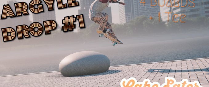 Gear Cake Eater Argyle Drop #1 Skater XL mod