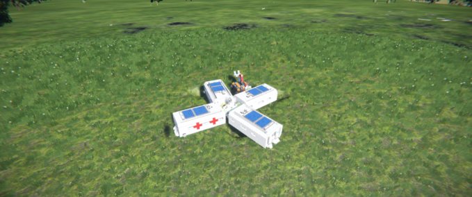 Blueprint Full container base Space Engineers mod