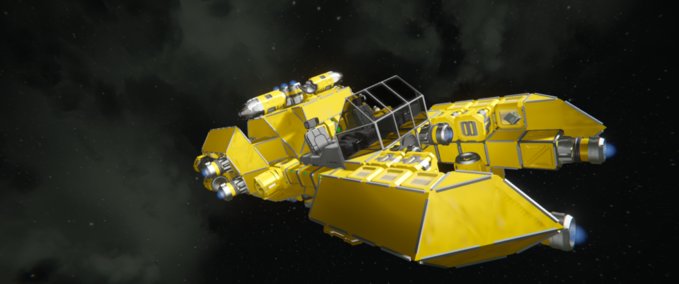 Blueprint Anakin's Speeder (AOTC) Space Engineers mod