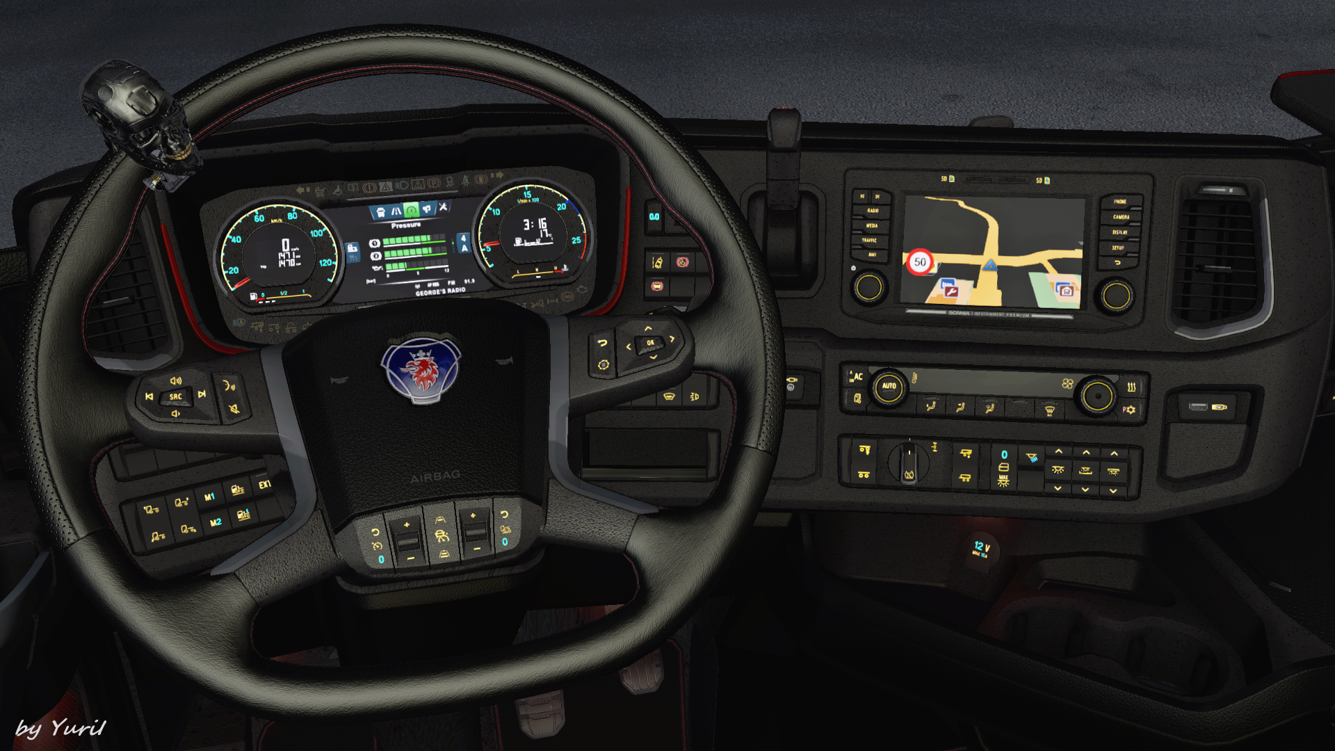 Dashboard light Scania S Pack - Thumbnail 1