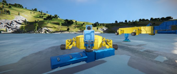 Blueprint Batlle bot blender Space Engineers mod