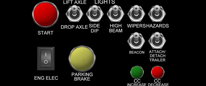 Sonstiges Button box Dashpanel mod