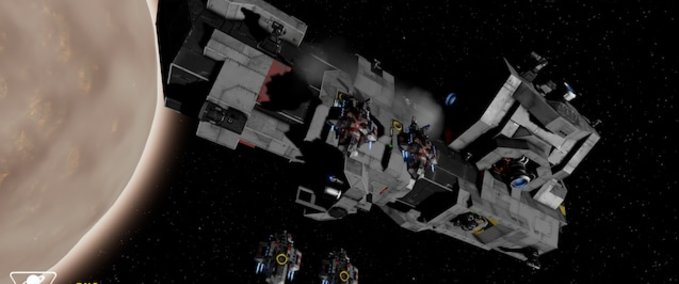 Blueprint T.N.F. Drone Carrier Class 'Vengeance' Mk.I Space Engineers mod