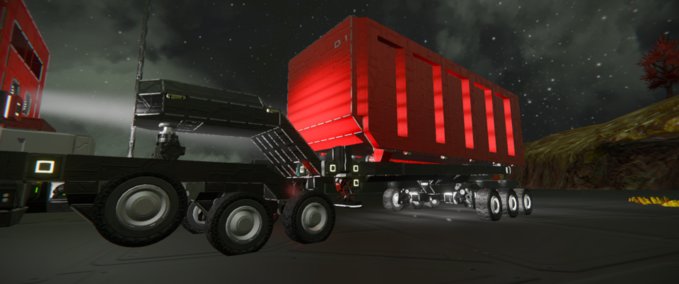 Blueprint improved Dump truck Space Engineers mod