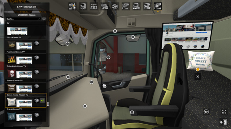 ETS 2: INTERIOR ADDON BY WOLLI 1.4.4.1 Trucks, Mods, Interieurs, Other Mod für Eurotruck Simulator 2