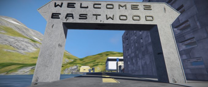 Blueprint EastWood City Space Engineers mod