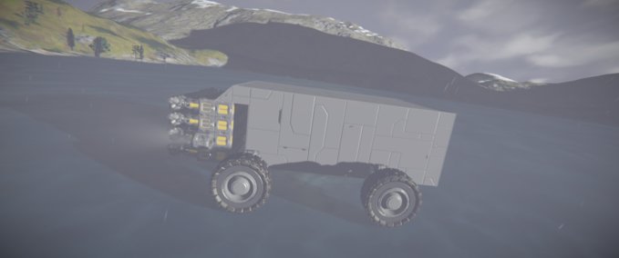 Blueprint Mining truck Space Engineers mod