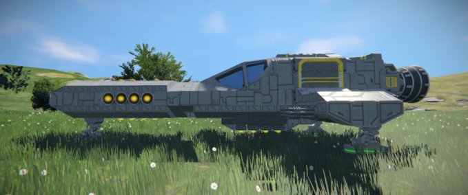 Blueprint L34 Light Carrier Fighter Space Engineers mod