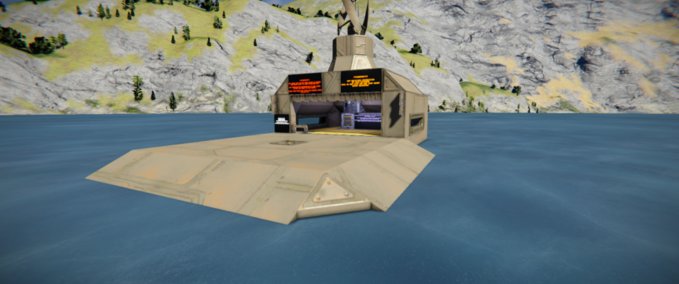 Blueprint small starter point for servers Space Engineers mod