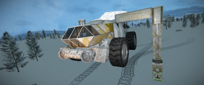 Blueprint Road encounter Rover Relic Space Engineers mod