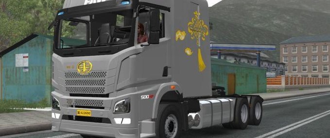 Trucks CHINA FAW JH6 HOME [1.39] Eurotruck Simulator mod