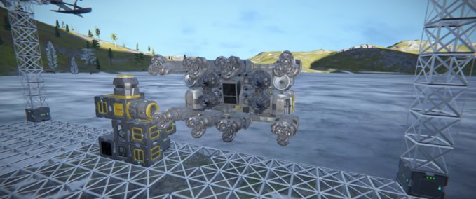 Blueprint Heavy Miner 2.0 Space Engineers mod