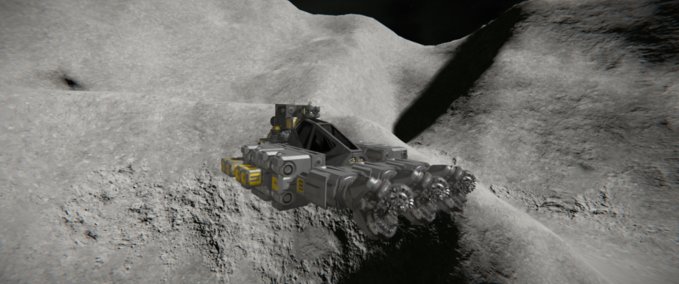 Blueprint moon ice miner Space Engineers mod