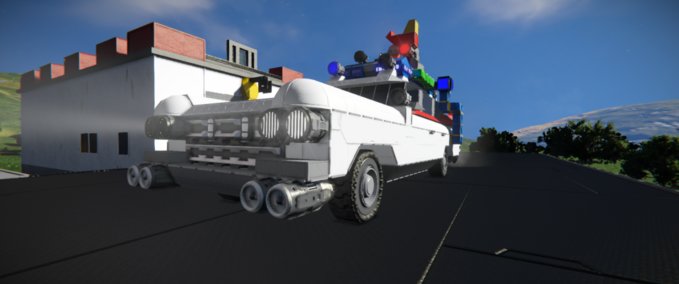 Blueprint Ecto 1_GhostBusters Space Engineers mod