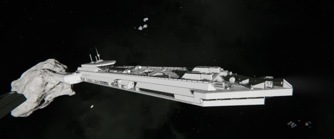 Blueprint Philadelphia class cruiser Space Engineers mod
