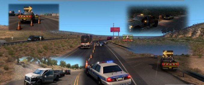 Mods [ATS] Daniels Random Events (1.39.x) American Truck Simulator mod