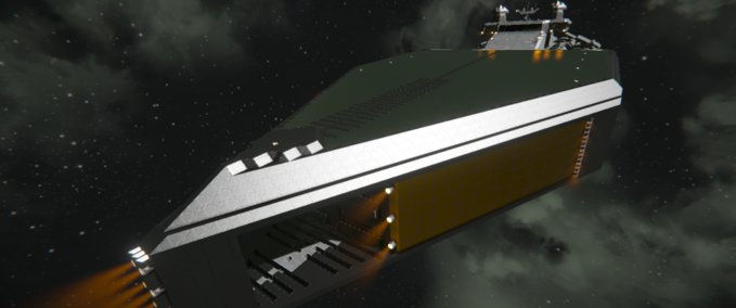 Blueprint DZA' Aether Class Battle Cruiser - Heaven's Fall Space Engineers mod