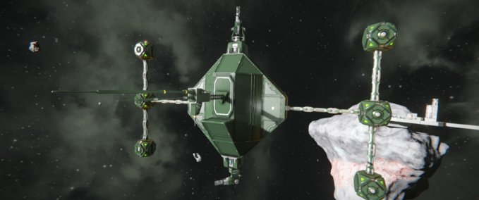 DZA Satellite Gatling Defense Turret Mod Image