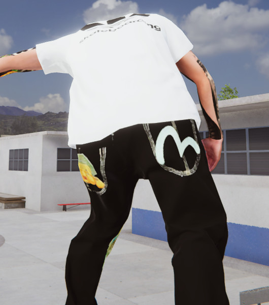 Skater XL: Evisu Jeans v 1.0 Gear, Real Brand, Pants Mod für Skater XL