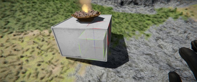 Blueprint Fire pit Space Engineers mod