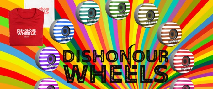 Sonstiges Dishonour Wheels Striped Series Skater XL mod