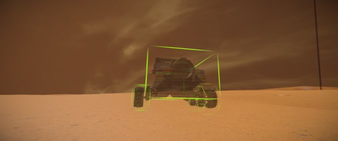 Blueprint Mars rover Space Engineers mod