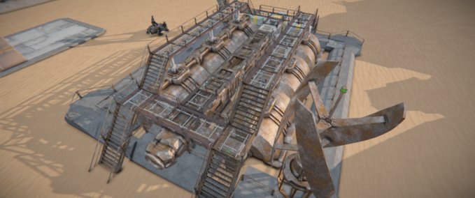 Blueprint Fuel Depot (WasteLand) Space Engineers mod