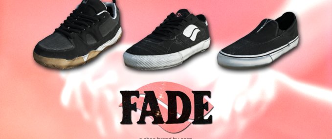 Fakeskate Brand Fade Shoes 1st Release Skater XL mod