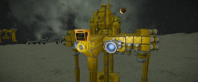 Blueprint DRILL PLATFORM Space Engineers mod