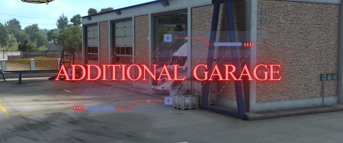 Mods Zusätzliche Garage [1.39] American Truck Simulator mod