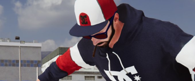 Gear Matchin Red White and Blue DC Hat! Skater XL mod