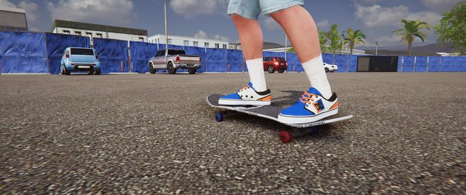 Gear Matching Orange and Blue DC Shoes Skater XL mod