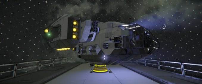 Blueprint AEC° Eclipse Gunship Space Engineers mod