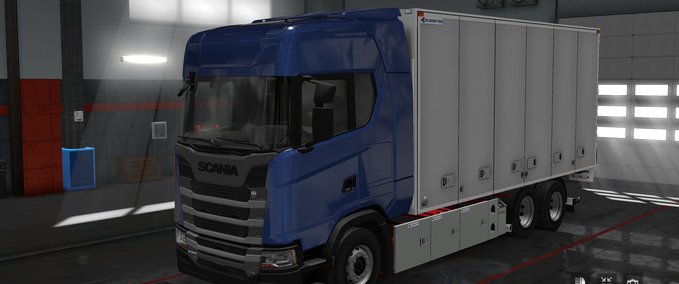 Trucks SCANIA NG (EUGENE) BUSSBYGG TANDEM ADDON [1.39] Eurotruck Simulator mod