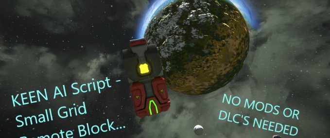 Blueprint AI Remote Block SMALL GRID Space Engineers mod