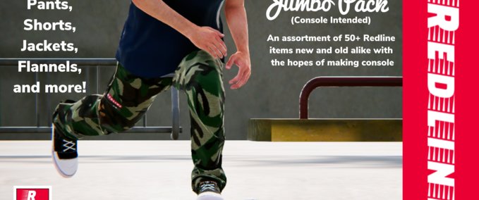 Gear REDLINE JUMBO PACK Skater XL mod