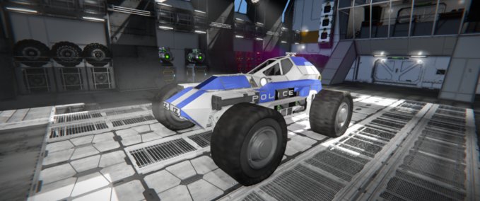 Blueprint OII Thunderstorm Mk2 police Space Engineers mod