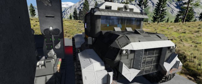 Blueprint NOSTECH "Tusk" Truck w/ Actuating Hood Space Engineers mod