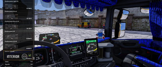 Trucks SCANIA NG INTERIEUR ADDONS [1.39] Eurotruck Simulator mod